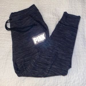 PINK gray sweatpants